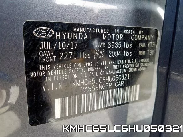 KMHC65LC6HU050321 фото 2