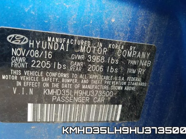 KMHD35LH9HU373500 фото 2