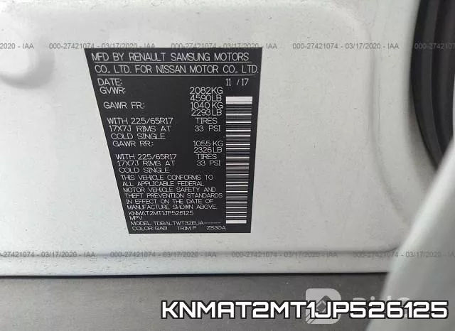 KNMAT2MT1JP526125 фото 10