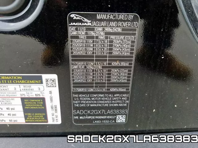 SADCK2GX7LA638383 фото 2