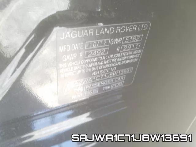 SAJWA1C71J8W13691 фото 2