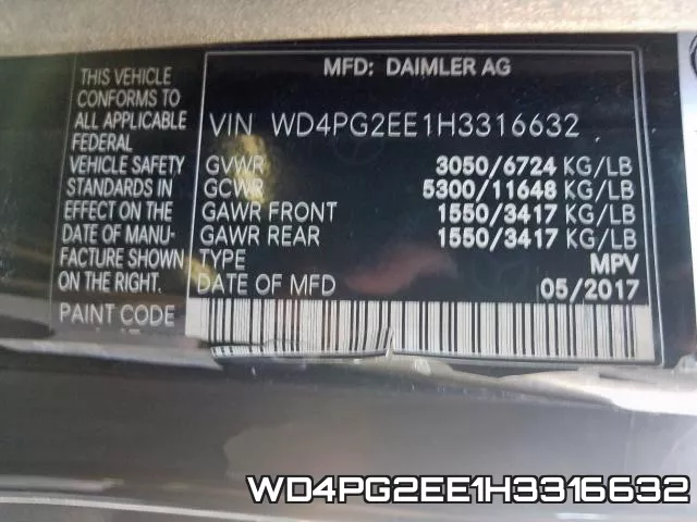 WD4PG2EE1H3316632 фото 2