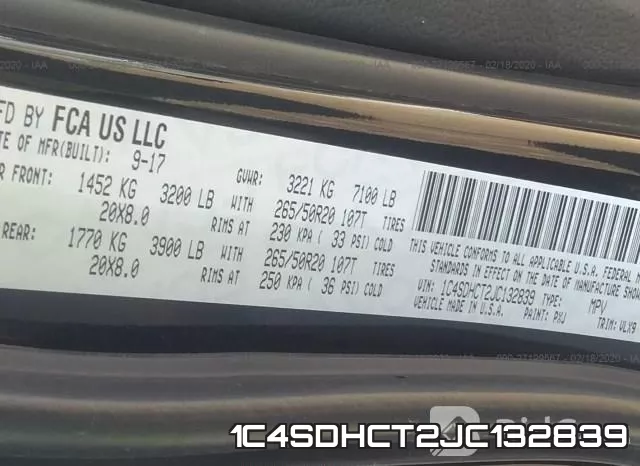 1C4SDHCT2JC132839 фото 10
