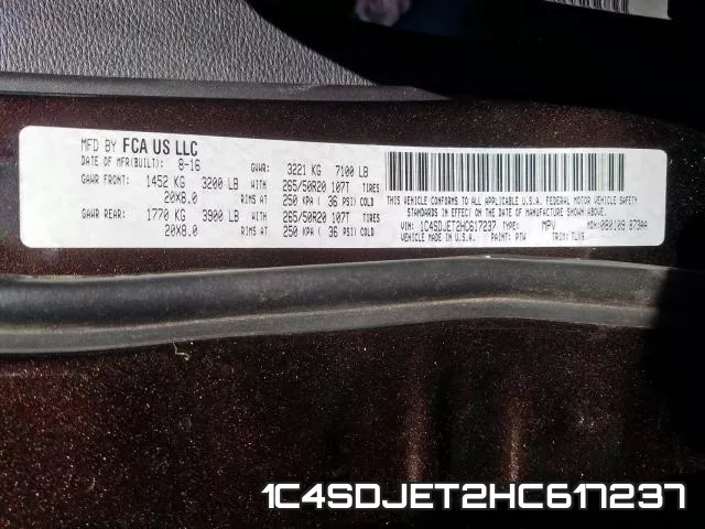 1C4SDJET2HC617237 фото 2