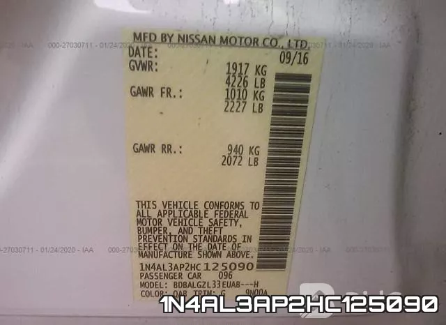 1N4AL3AP2HC125090 фото 10