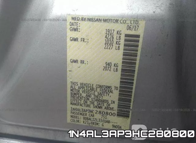 1N4AL3AP3HC280800 фото 10