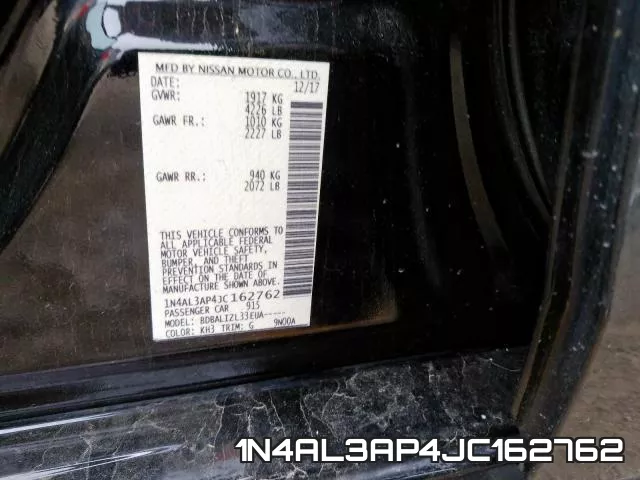1N4AL3AP4JC162762 фото 2
