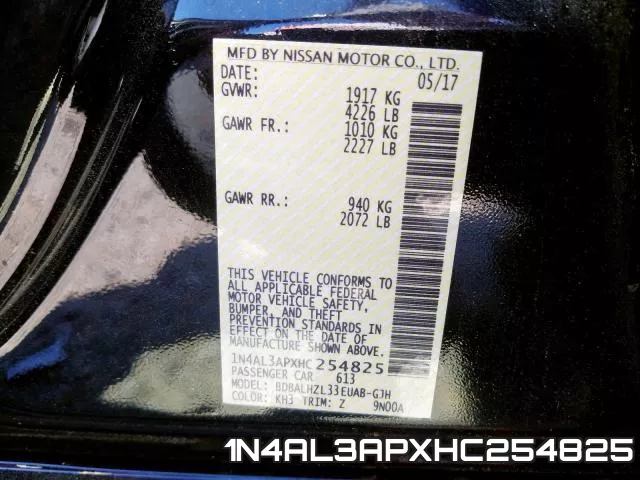 1N4AL3APXHC254825 фото 2