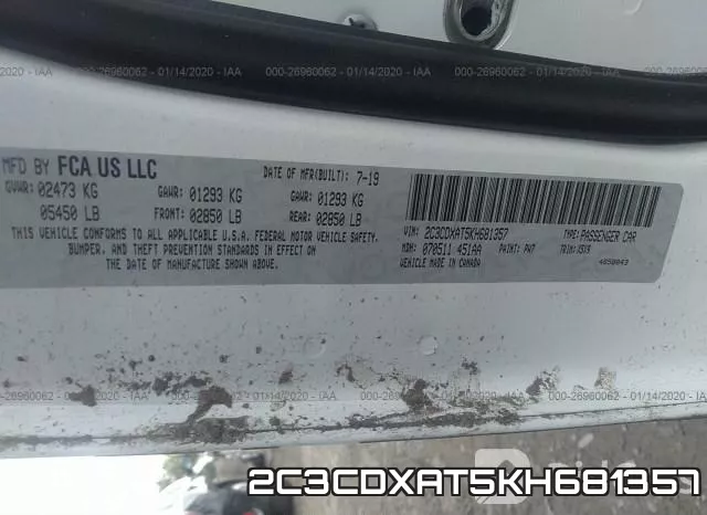 2C3CDXAT5KH681357 фото 10
