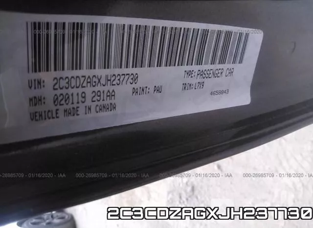 2C3CDZAGXJH237730 фото 10