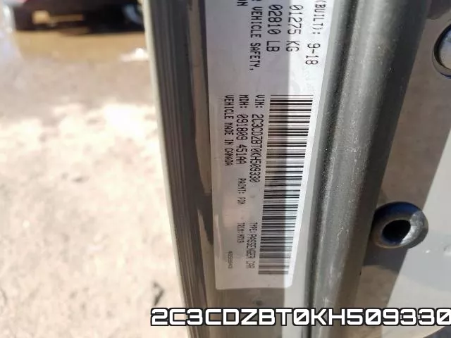 2C3CDZBT0KH509330 фото 2