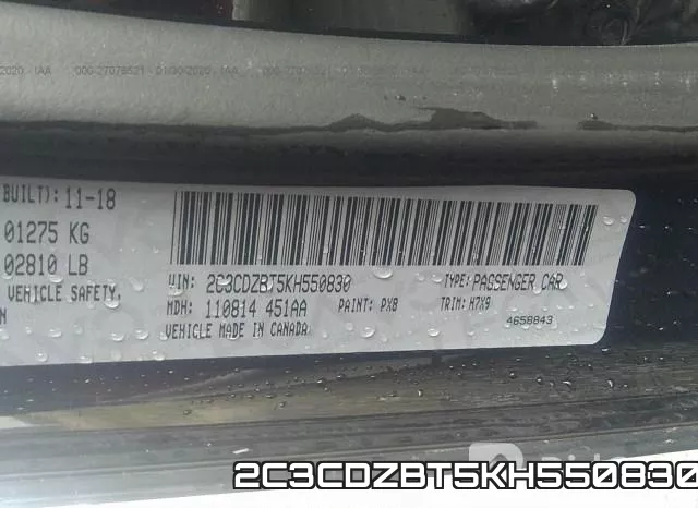 2C3CDZBT5KH550830 фото 10