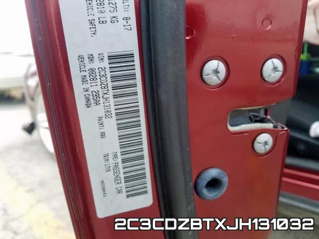 2C3CDZBTXJH131032 фото 2