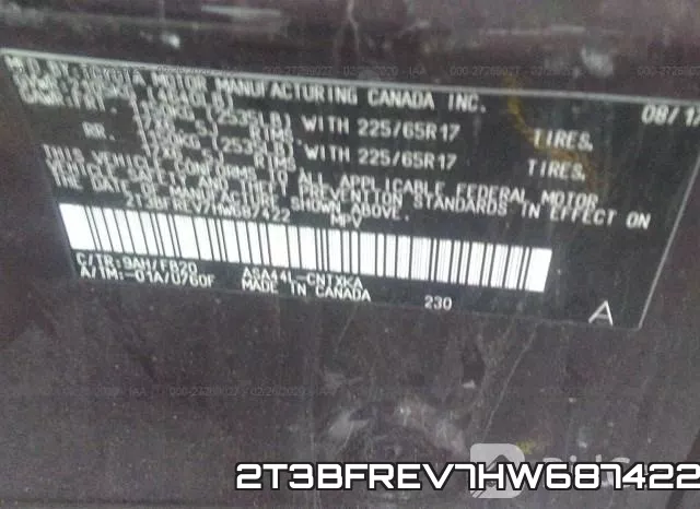 2T3BFREV7HW687422 фото 10