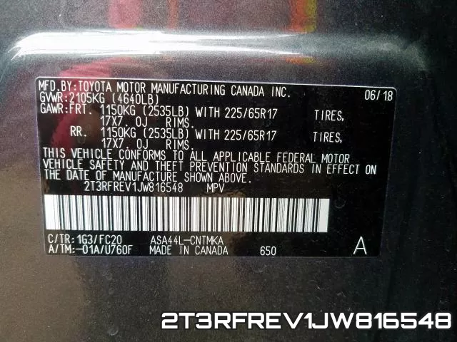 2T3RFREV1JW816548 фото 2