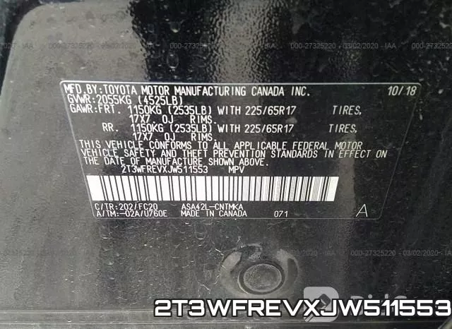 2T3WFREVXJW511553 фото 10