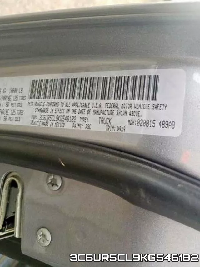 3C6UR5CL9KG546182 фото 2