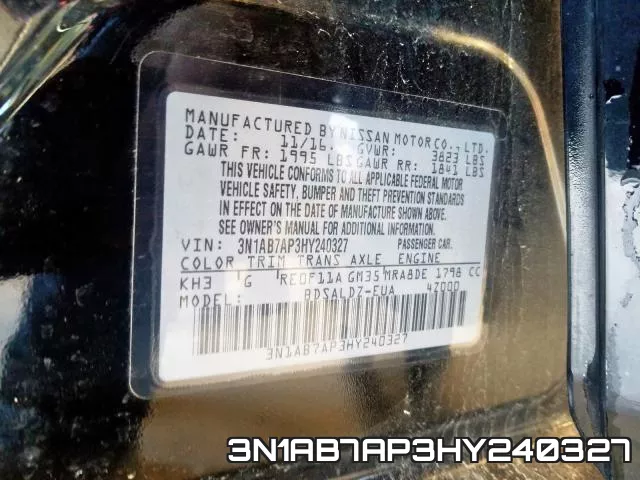 3N1AB7AP3HY240327 фото 2