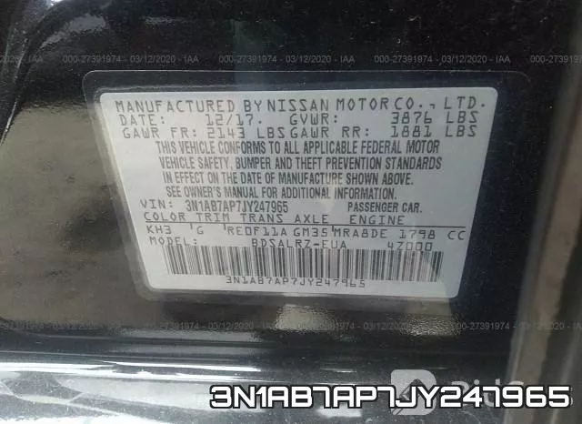 3N1AB7AP7JY247965 фото 10