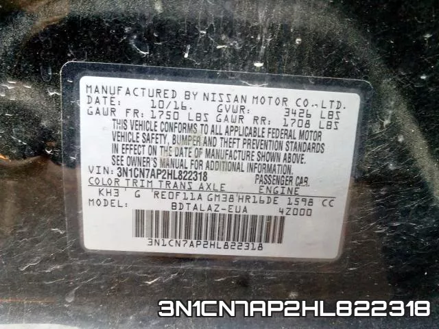 3N1CN7AP2HL822318 фото 2