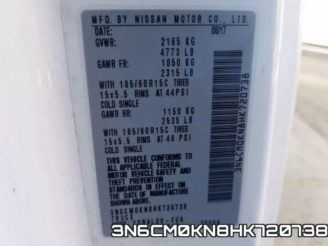 3N6CM0KN8HK720738 фото 2