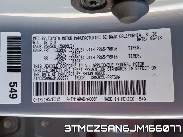 3TMCZ5AN6JM166077 фото 2