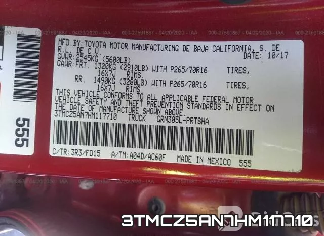 3TMCZ5AN7HM117710 фото 10