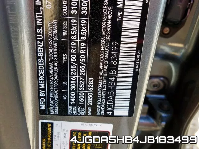 4JGDA5HB4JB183499 фото 2