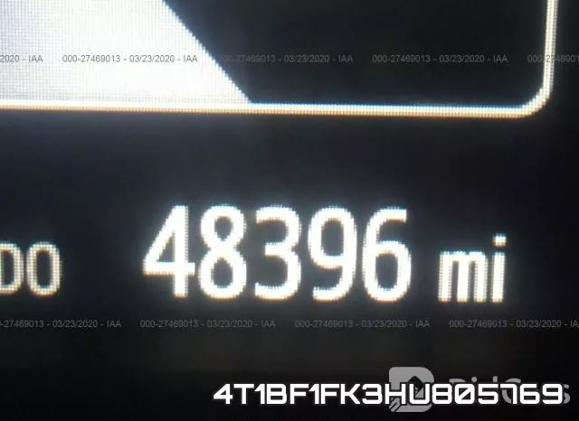 4T1BF1FK3HU805769 фото 8