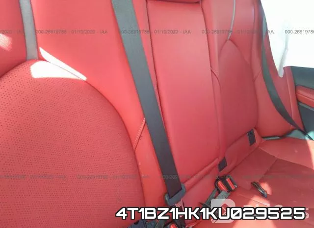 4T1BZ1HK1KU029525 фото 9