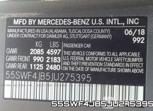 55SWF4JB5JU275395 фото 10