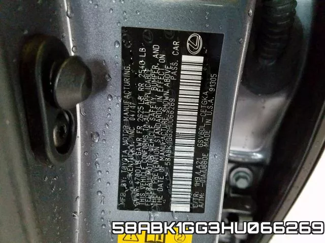 58ABK1GG3HU066269 фото 2