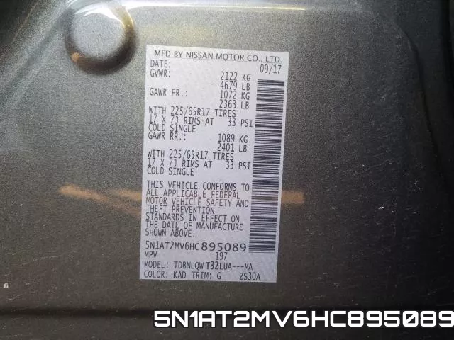 5N1AT2MV6HC895089 фото 2