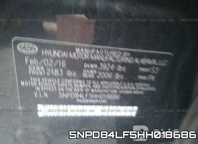 5NPD84LF5HH018686 фото 10