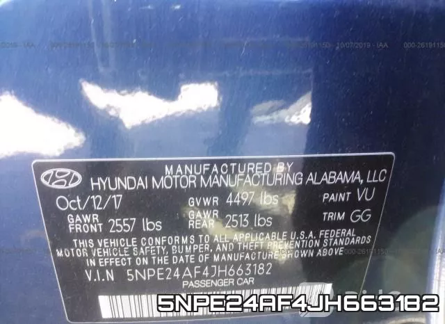 5NPE24AF4JH663182 фото 10