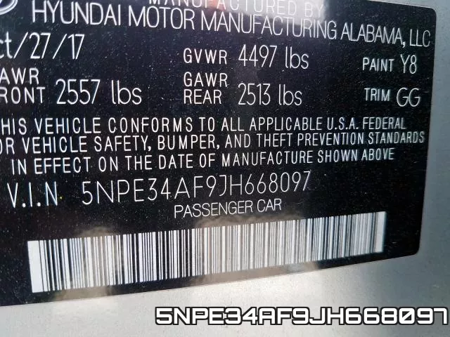 5NPE34AF9JH668097 фото 2