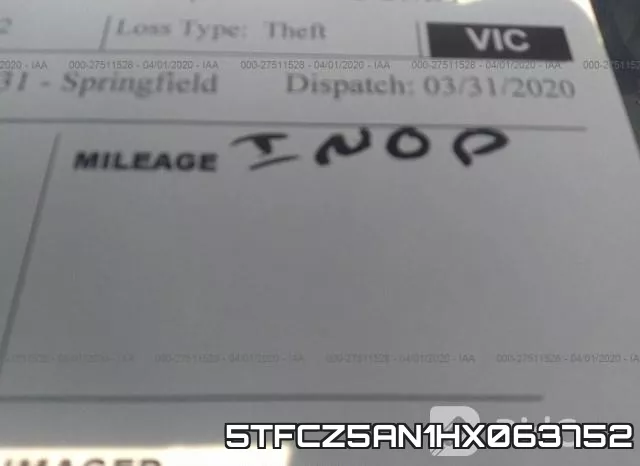 5TFCZ5AN1HX063752 фото 8