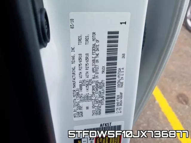 5TFDW5F10JX736877 фото 2