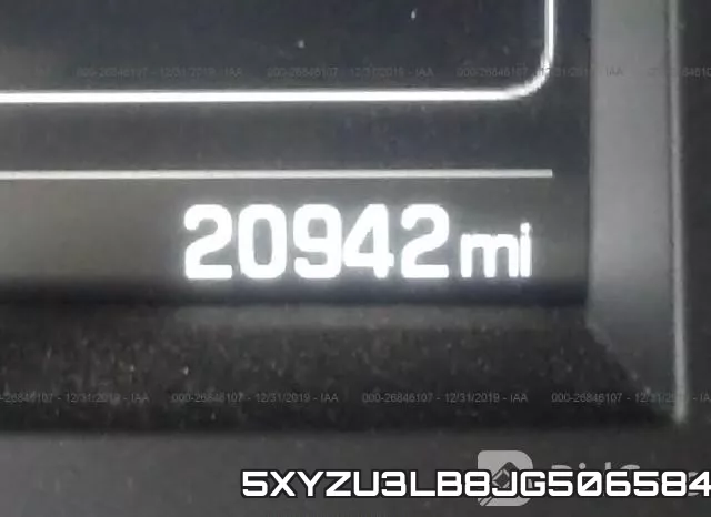5XYZU3LB8JG506584 фото 8
