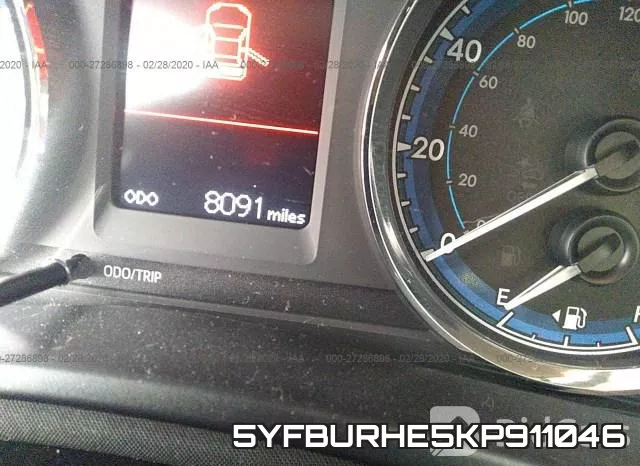 5YFBURHE5KP911046 фото 8