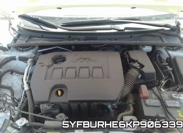 5YFBURHE6KP906339 фото 2