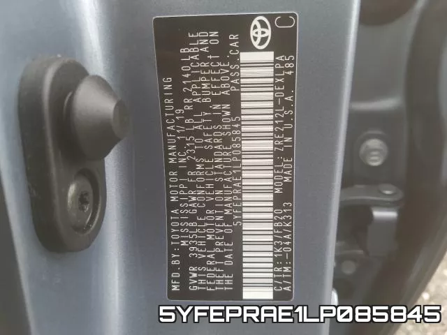 5YFEPRAE1LP085845 фото 2