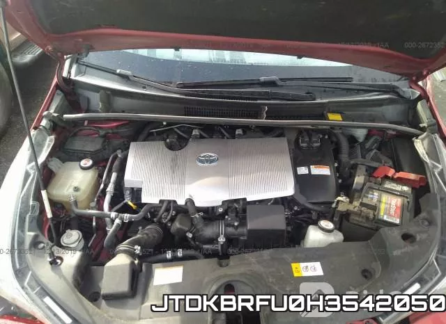 JTDKBRFU0H3542050 фото 2