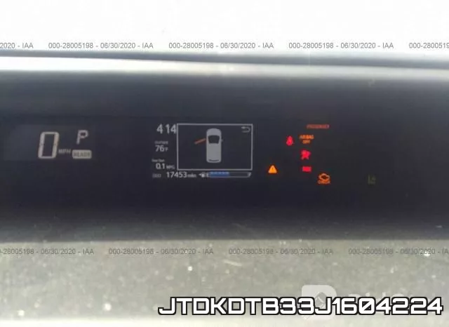 JTDKDTB33J1604224 фото 8