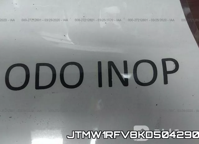 JTMW1RFV8KD504290 фото 8
