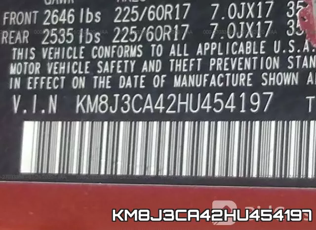 KM8J3CA42HU454197 фото 10