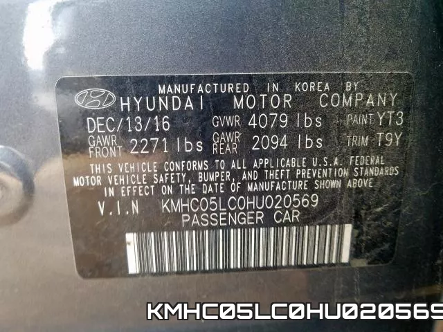 KMHC05LC0HU020569 фото 2