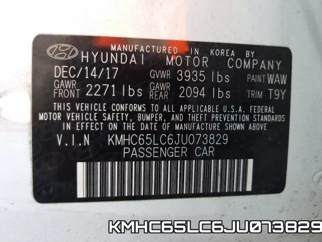 KMHC65LC6JU073829 фото 2