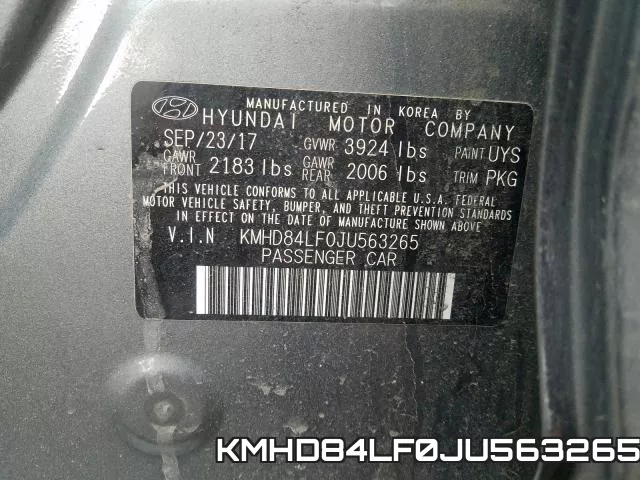 KMHD84LF0JU563265 фото 2