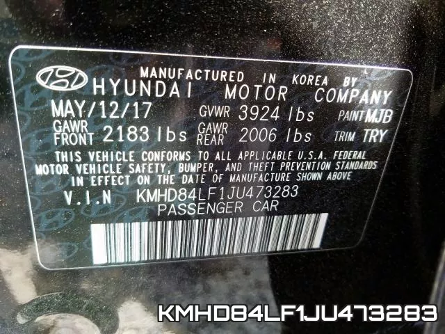 KMHD84LF1JU473283 фото 2